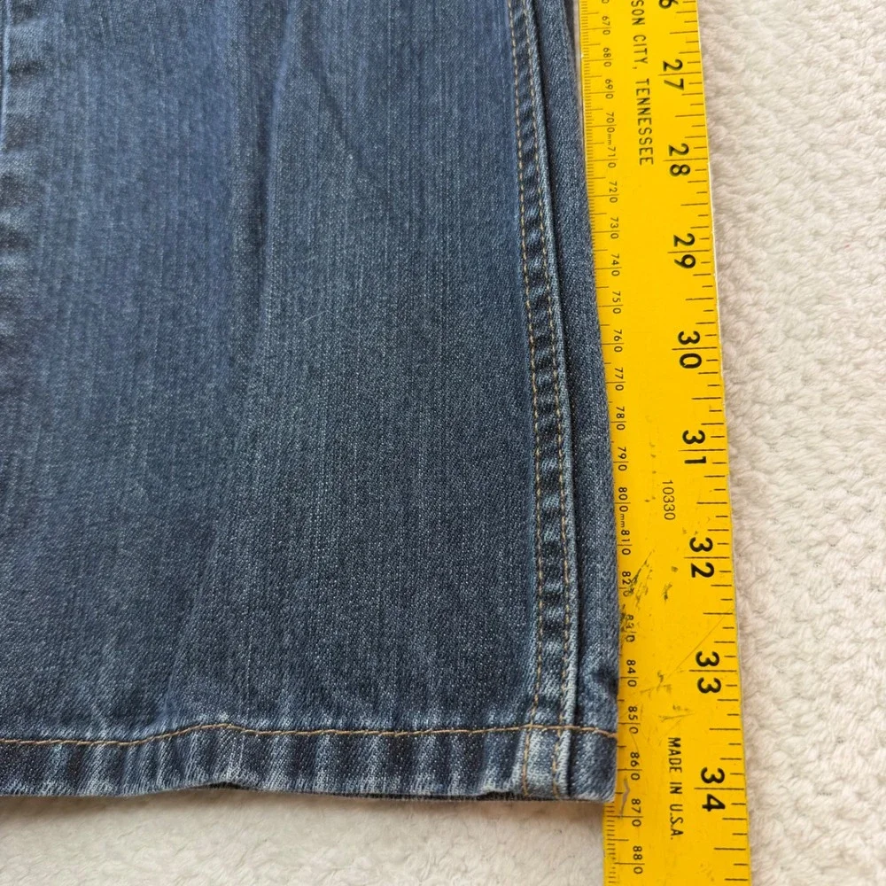 Levis 559 Relaxed Straight Jeans Mens 36x34 Dark Wash Denim Blue 100% Cotton
